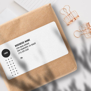 Modern Business Logo Mailing Shipping Labels