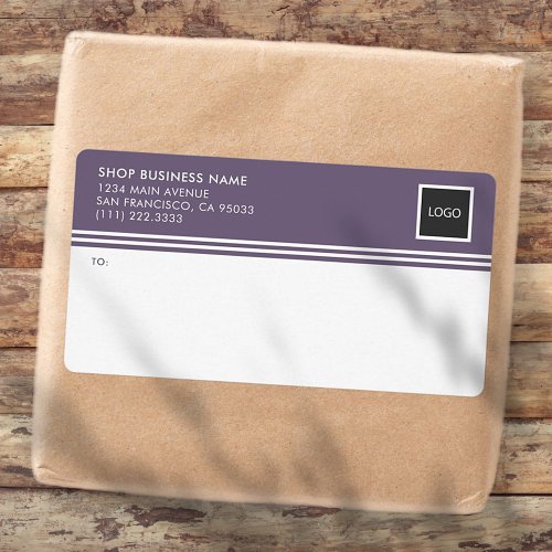 Modern Business Logo Mailing Shipping Labels