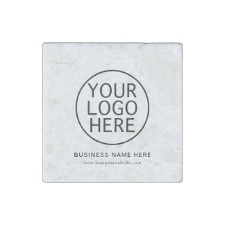 Modern Business Logo Minimalist Corporate Office Stone Magnet