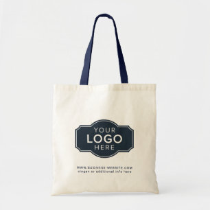 Modern Business Logo Minimalist Custom Promotional Tote Bag