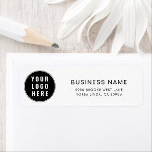 Modern Business Logo Modern Return Address Label