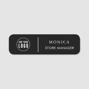 Modern Business Logo Name Tag