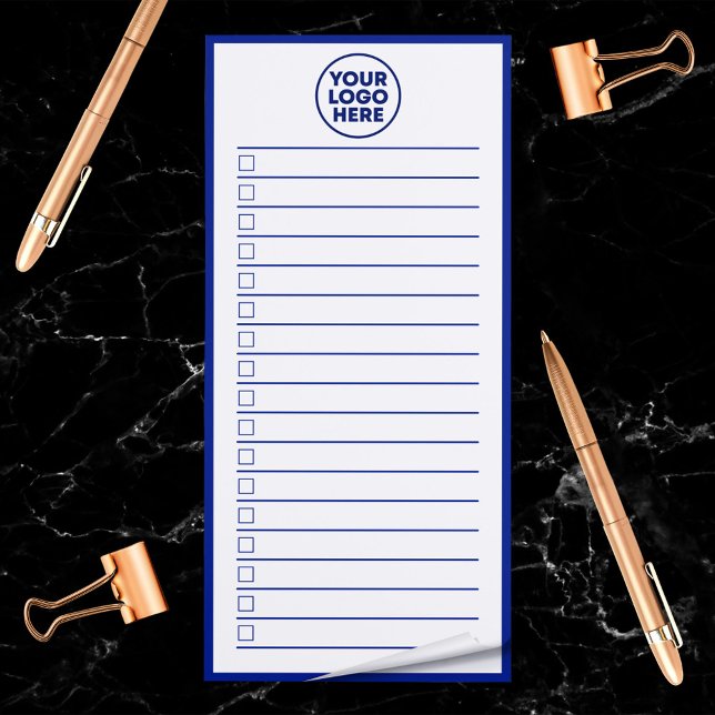 Modern Business Logo Navy Blue To Do List Magnetic Notepad (Modern Business Logo Navy Blue To Do List Magnetic Notepad)