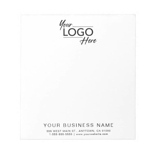 Modern Business Logo Notepad