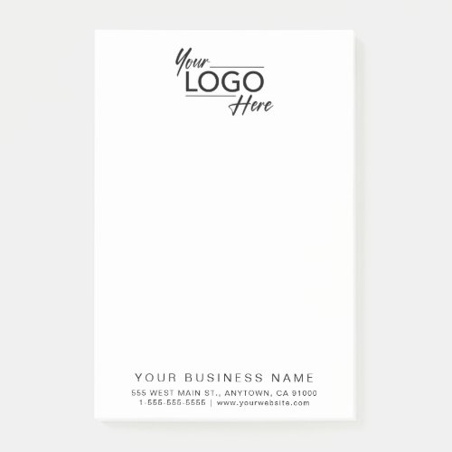 Modern Business Logo Post_it Notes