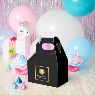 Modern Business Logo Promotional Branding Favor Boxes