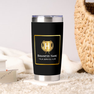 Modern Business Logo Promotional Branding Insulated Tumbler