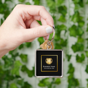 Modern Business Logo Promotional Branding Keychain