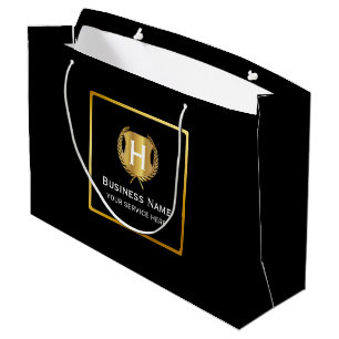 Modern Business Logo Promotional Branding Large Gift Bag