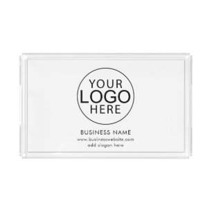 Modern Business Logo Promotional Custom Acrylic Tray