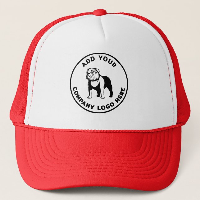 Modern Business Logo Promotional Custom Trucker Hat (Front)