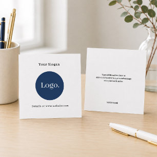 Modern Business Logo Promotional Stationery Note Card