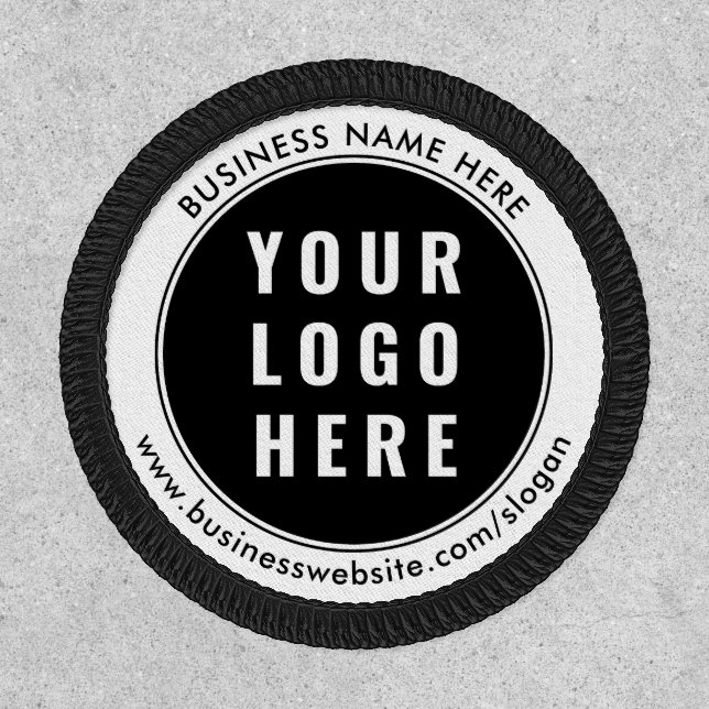 Modern Business Logo Promotional Swag Custom Patch (Front)