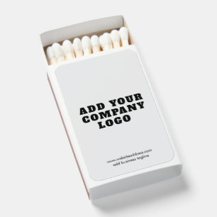 Modern Business Logo Promotional Swag Matchboxes