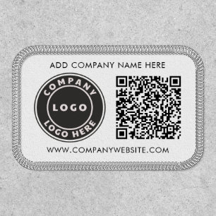 Modern Business Logo QR Code Company Promotional Patch