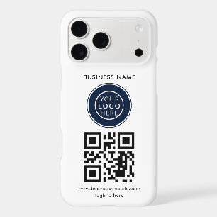 Modern Business Logo QR Code Simple iPhone 17 Pro Max Case