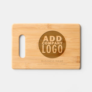 Modern Business Logo Restaurant Chef Custom Engraved Cutting Board
