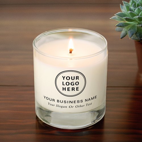 Modern Business Logo Scented Candle