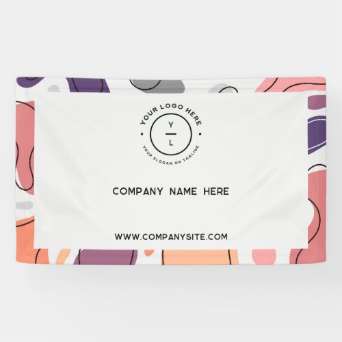 Modern Business Logo Social Media Event Vinyl  Banner