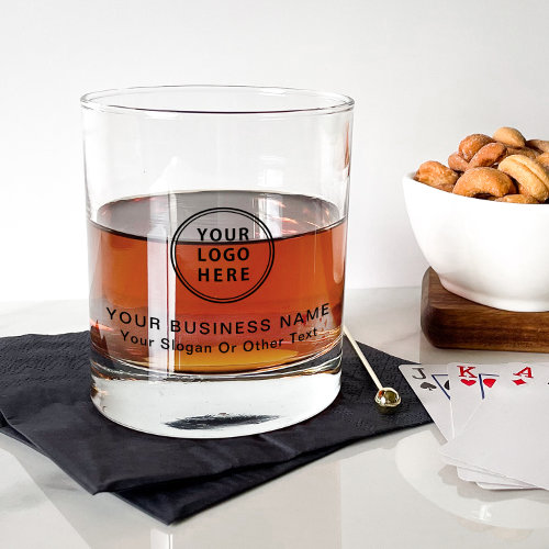 Modern Business Logo Template Whiskey Glass