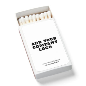Modern Business Logo Website Promotional Matchboxes