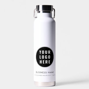 Modern Business Logo with Website Promotional Water Bottle