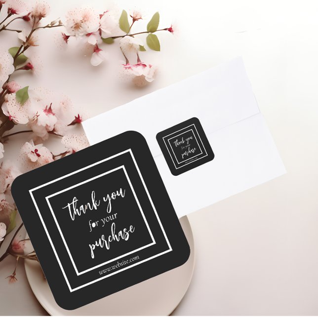 Modern Business Merchandise Thank You Sticker (Creator Uploaded)
