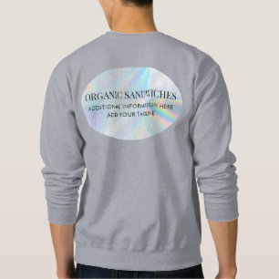 Modern Business Name Minimalist Custom Sweatshirt
