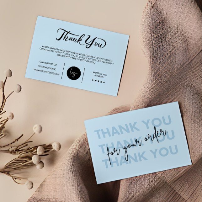 Modern Business Package Insert Card (Creator Uploaded)