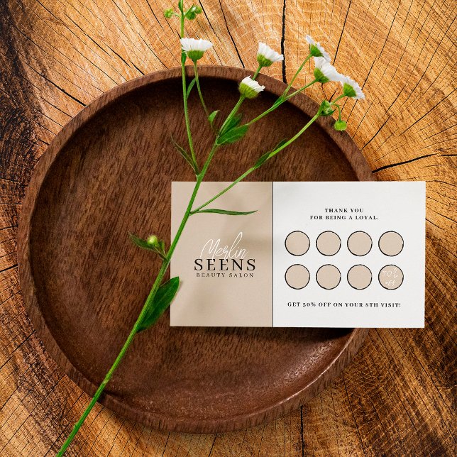 Modern Business Pastel Color Discount Loyalty Card (Creator Uploaded)