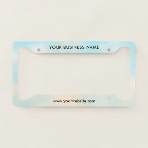 Modern Business Professional Company License Plate Frame