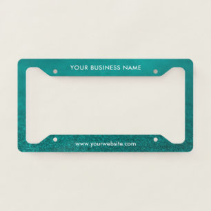 Modern Business Professional Company License Plate Frame