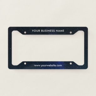 Modern Business Professional Company  License Plate Frame