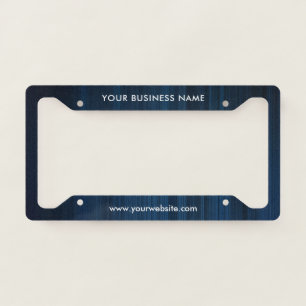 Modern Business Professional Company License Plate Frame