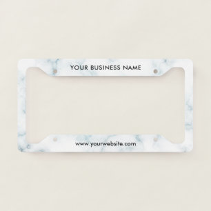 Modern Business Professional Company License Plate Frame
