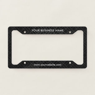 Modern Business Professional Company License Plate Frame