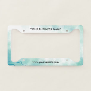 Modern Business Professional Company  License Plate Frame