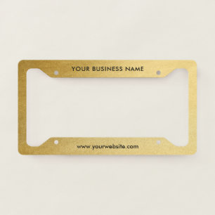 Modern Business Professional Company License Plate Frame