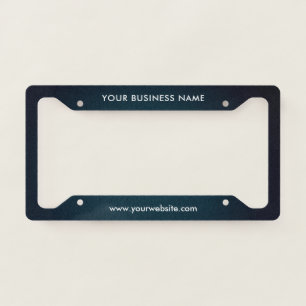 Modern Business Professional Company License Plate Frame