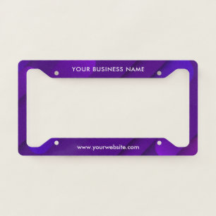 Modern Business Professional Company License Plate Frame