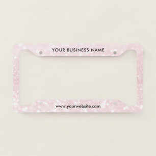 Modern Business Professional Company License Plate Frame