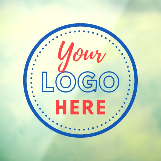 Modern Business Promotional Logo Advertising Window Cling (Sheet 3)