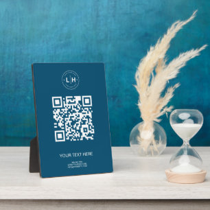 Modern Business Promotional QR Code Plaque