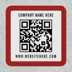 Modern Business QR Code Professional Branding Patch
