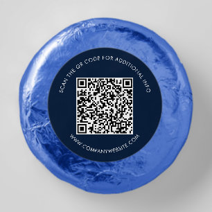Modern Business QR Code Promotional Marketing Dipped Oreo Cookie Favors