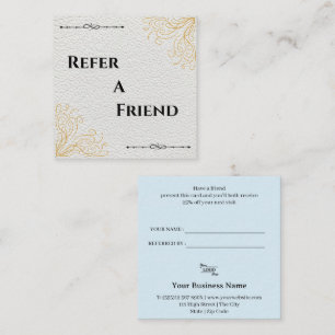 Modern Business Refer a Friend Professional Referral Card