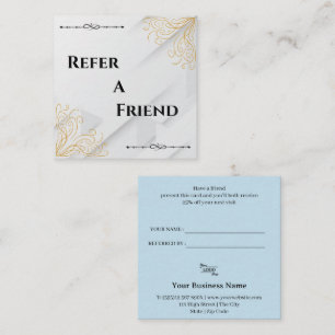 Modern Business Refer a Friend Professional Referral Card