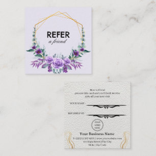 Modern Business Refer a Friend Professional Referral Card