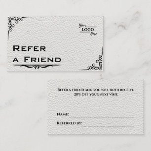 Modern Business Refer a Friend Professional Referral Card