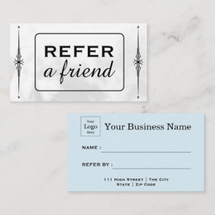 Modern Business Refer a Friend Professional Referral Card